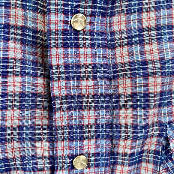 Vintage Classic Western Pearl-Snap Shirt - Picture 3 of 9